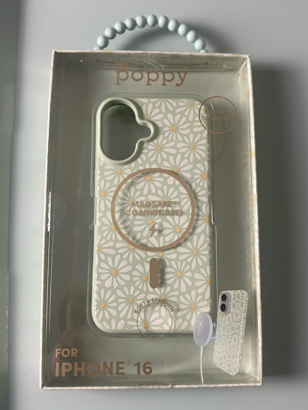 Floral MagSafe Compatible iPhone 16 Case